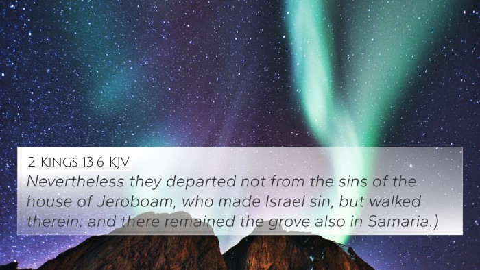 2 Kings 13:6 KJV Bible Verse Image