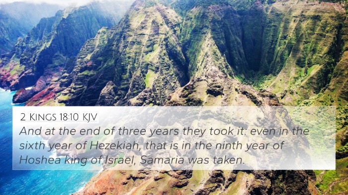 2 Kings 18:10 Explained