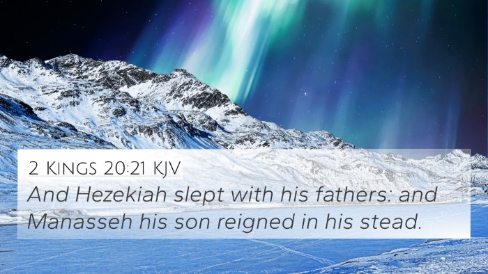 2 Kings 20:21 KJV Bible Verse Image