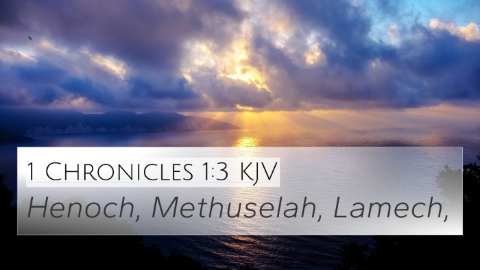 1 Chronicles 1:3 KJV Bible Verse Image