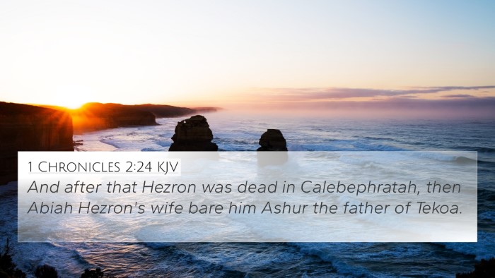 1 Chronicles 2:24 KJV Bible Verse Image