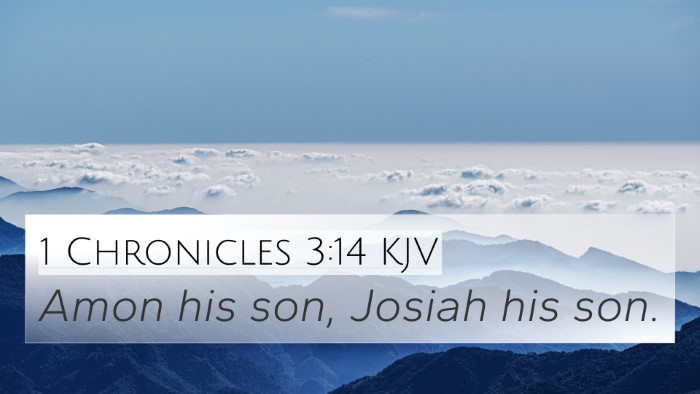 1 Chronicles 3:14 KJV Bible Verse Image