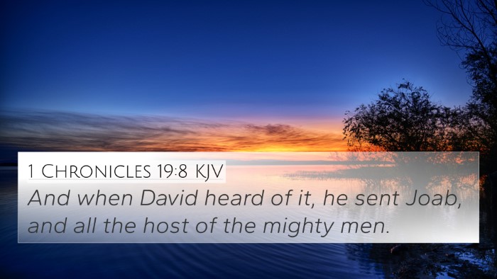 1 Chronicles 19:8 KJV Bible Verse Image