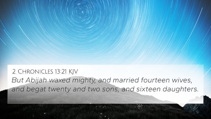 2 Chronicles 13:21 Explained