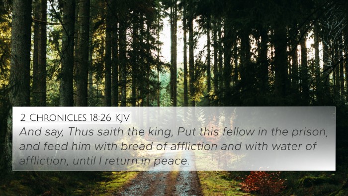 2 Chronicles 18:26 KJV Bible Verse Image