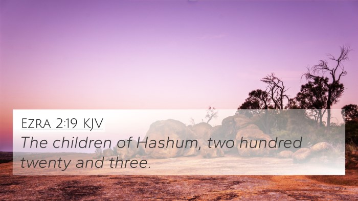Ezra 2:19 KJV Bible Verse Image
