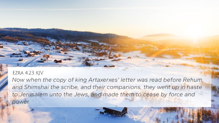 Ezra 4:23 KJV Bible Verse Image