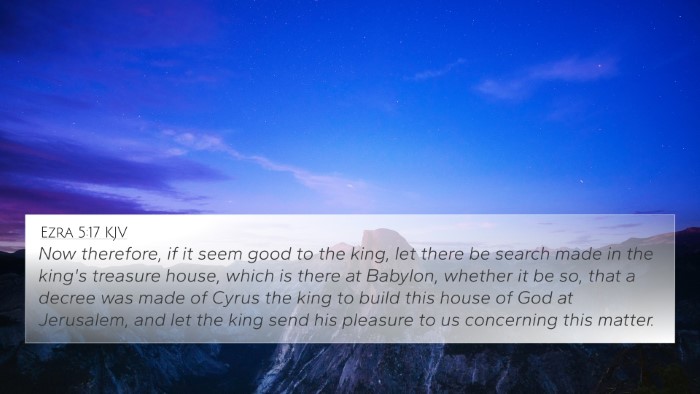 Ezra 5:17 KJV Bible Verse Image