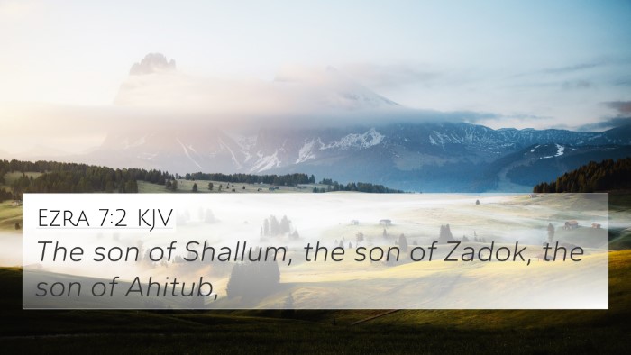 Ezra 7:2 Explained