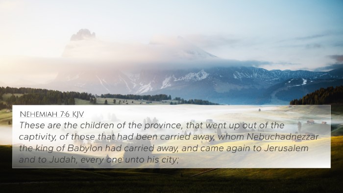 Nehemiah 7:6 Explained