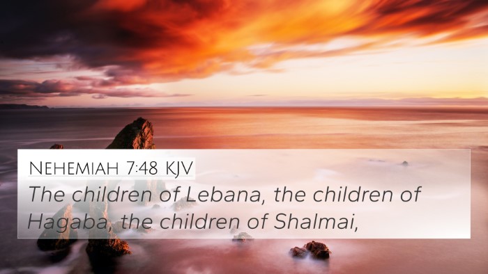 Nehemiah 7:48 Explained