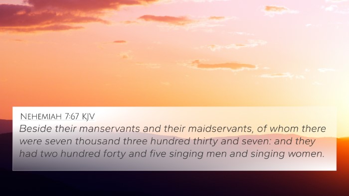 Nehemiah 7:67 Explained