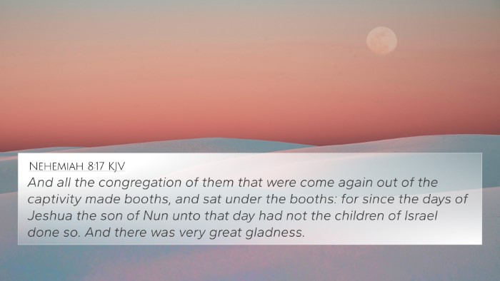 Nehemiah 8:17 Explained