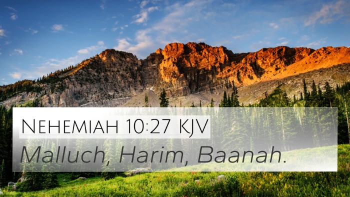 Nehemiah 10:27 Explained