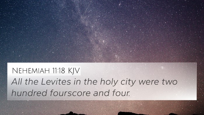 Nehemiah 11:18 KJV Bible Verse Image