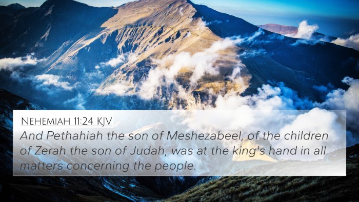 Nehemiah 11:24 Explained