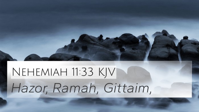 Nehemiah 11:33 Explained