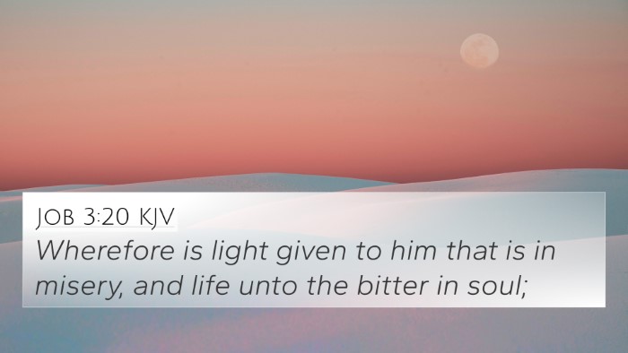 Job 3:20 KJV Bible Verse Image