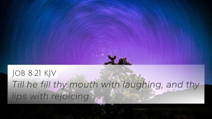 Job 8:21 Explained