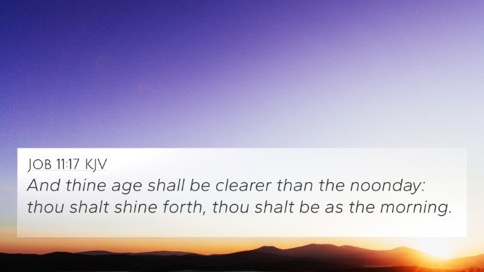 Job 11:17 Explained