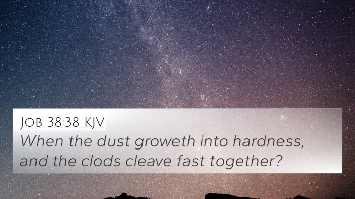 Job 38:38 Explained