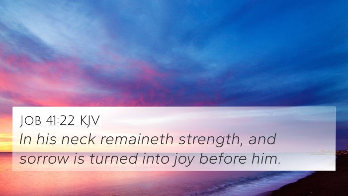Job 41:22 Explained