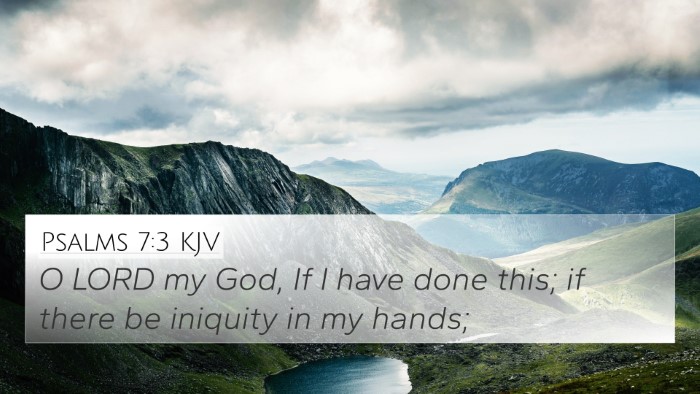 Psalms 7:3 KJV Bible Verse Image