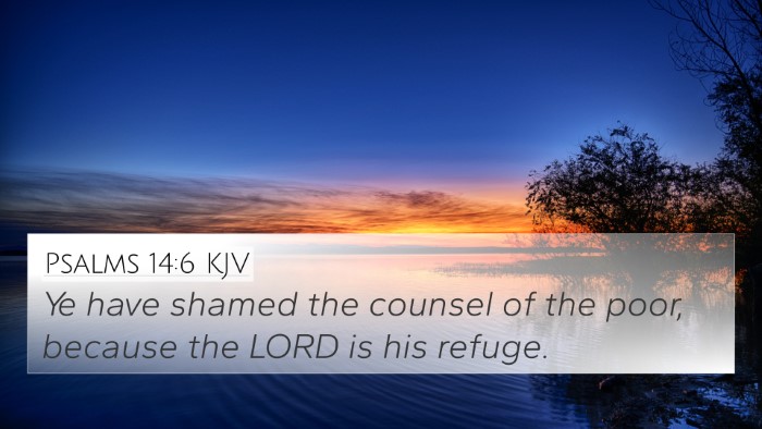 Psalms 14:6 Explained