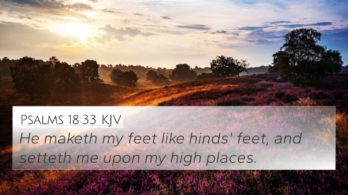 Psalms 18:33 Explained