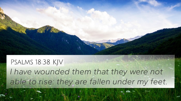 Psalms 18:38 KJV Bible Verse Image