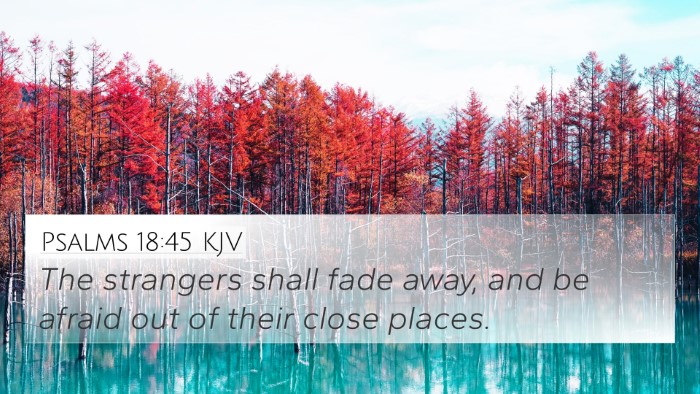 Psalms 18:45 KJV Bible Verse Image