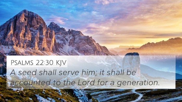 Psalms 22:30 Explained