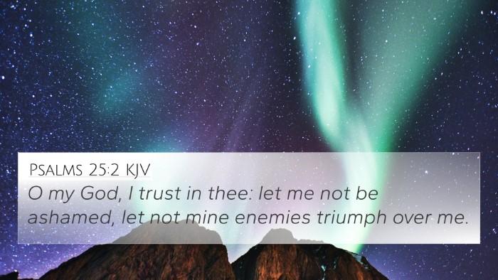 Psalms 25:2 KJV Bible Verse Image