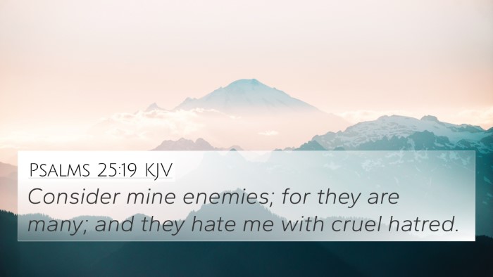 Psalms 25:19 Explained