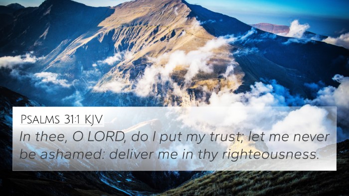 Psalms 31:1 KJV Bible Verse Image