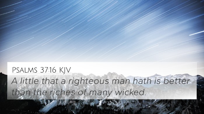 Psalms 37:16 KJV Bible Verse Image