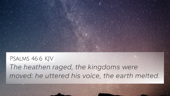 Psalms 46:6 Explained
