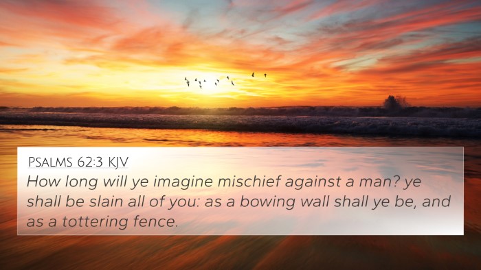 Psalms 62:3 Explained