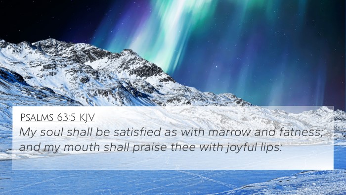 Psalms 63:5 Explained