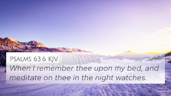 Psalms 63:6 Explained
