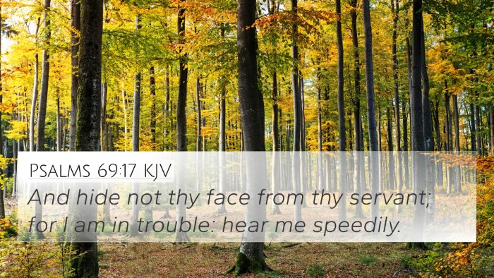 Psalms 69:17 Explained