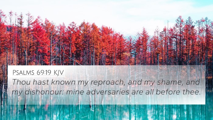 Psalms 69:19 KJV Bible Verse Image