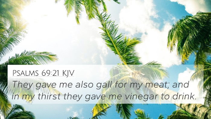 Psalms 69:21 KJV Bible Verse Image
