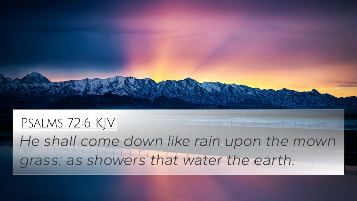 Psalms 72:6 KJV Bible Verse Image