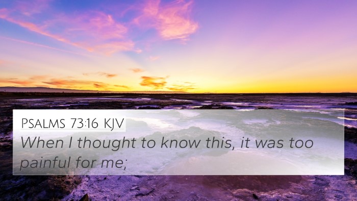 Psalms 73:16 KJV Bible Verse Image
