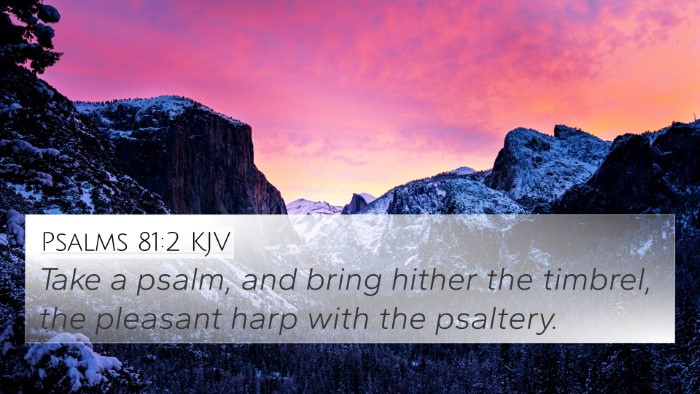Psalms 81:2 Explained