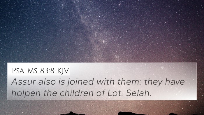 Psalms 83:8 KJV Bible Verse Image