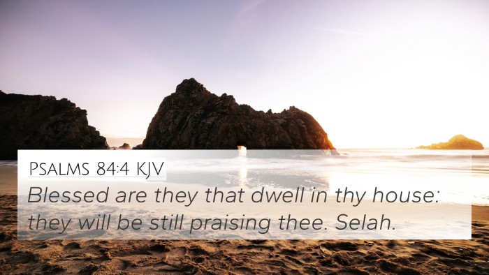 Psalms 84:4 Explained