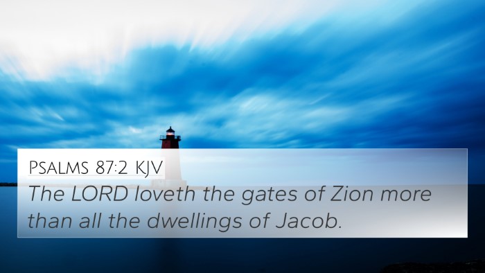 Psalms 87:2 Explained