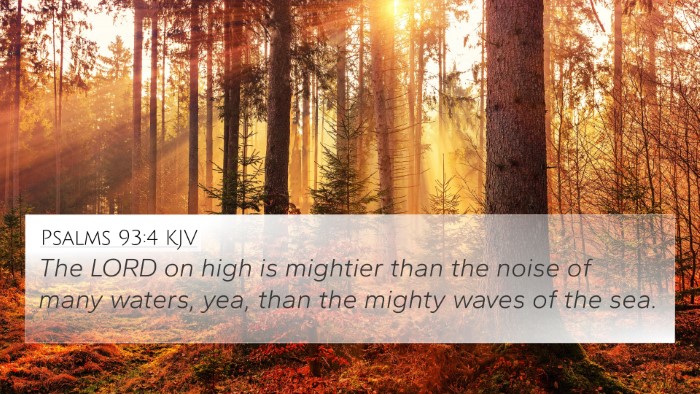 Psalms 93:4 KJV Bible Verse Image